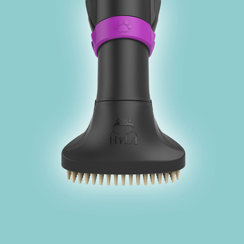 BROSSE ANIMAUX A PICOTS SOUPLES ( violette )