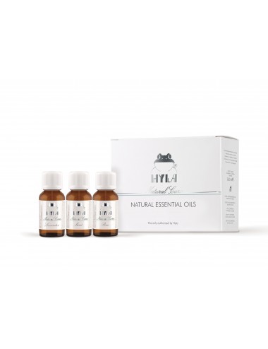 COFFRET 3 HUILES ESSENTIELLES NATURELLES HYLA (Lavande, Menthe, Pin)